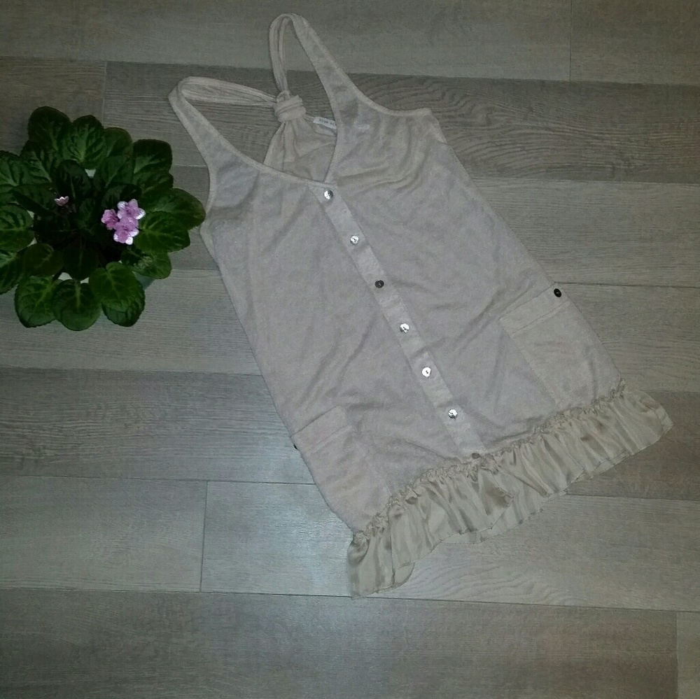 Blue Bird Sleeveless Cardigan